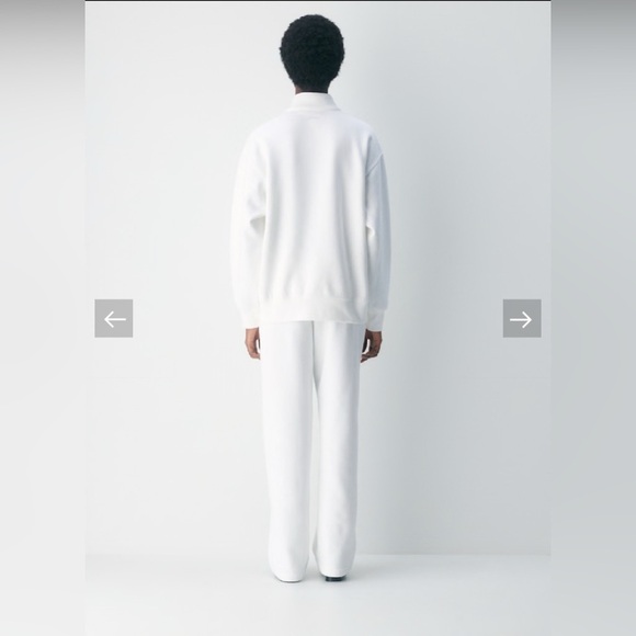 NWT Aritzia TNA Cozy Fleece Boyfriend 1/2 Zip Sweatshirt - Picture 2 of 7